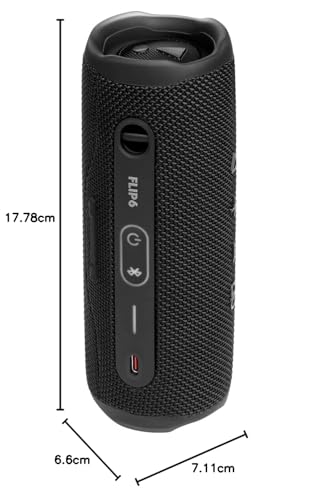 JBL Flip 6 Bocina Portátil Bluetooth 20W Batería 12 Horas Negro