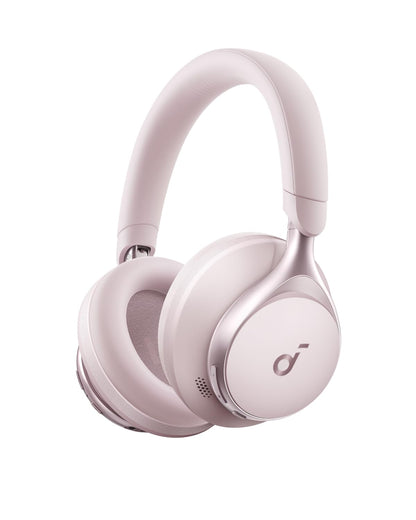 Soundcore by Anker Space One Audífonos Inalámbricos Diadema con Cancelación Activa Adaptativa, Reducción de Voz 2X más Fuerte, Audio Hi-Res, LDAC, hasta 40h, para Juegos, Gamer