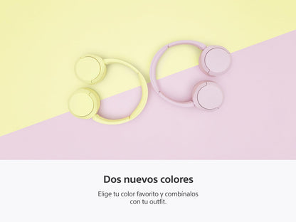 Sony Audífonos Inalámbricos de Diadema WH-CH520 Batería de Larga Duración Rosa
