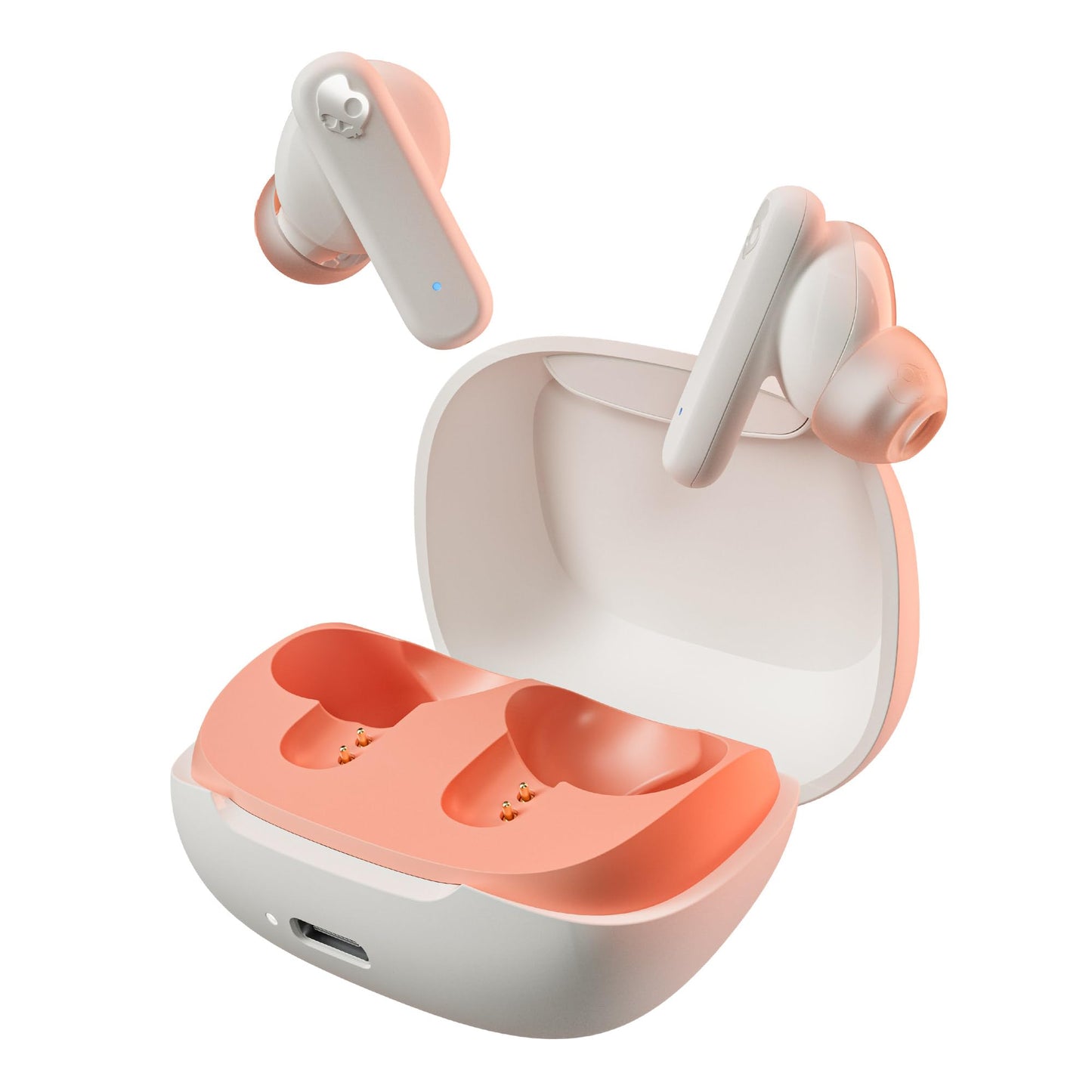 Skullcandy Auriculares In-Ear Smokin Buds Inalámbricos 20h Autonomía Blanco Naranja