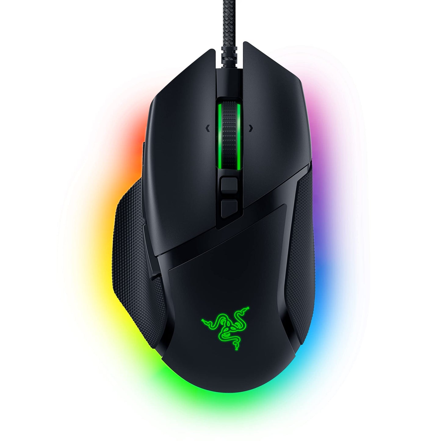 Razer Basilisk V3 Mouse Gaming Ergonómico Personalizable: El interruptor de ratón más rápido para juegos - Iluminación RGB Chroma - Sensor Óptico de 26K DPI - 11 Botones Programables - Negro