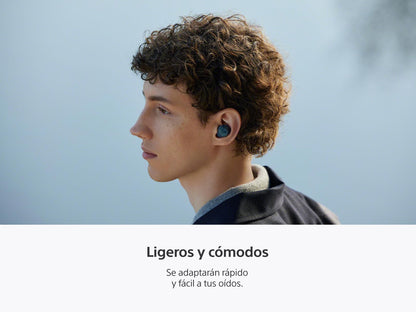 Sony WF-C710N Auriculares inalámbricos con cancelación de Ruido, hasta 30 Horas de batería, Ligeros y compactos, Color Azul