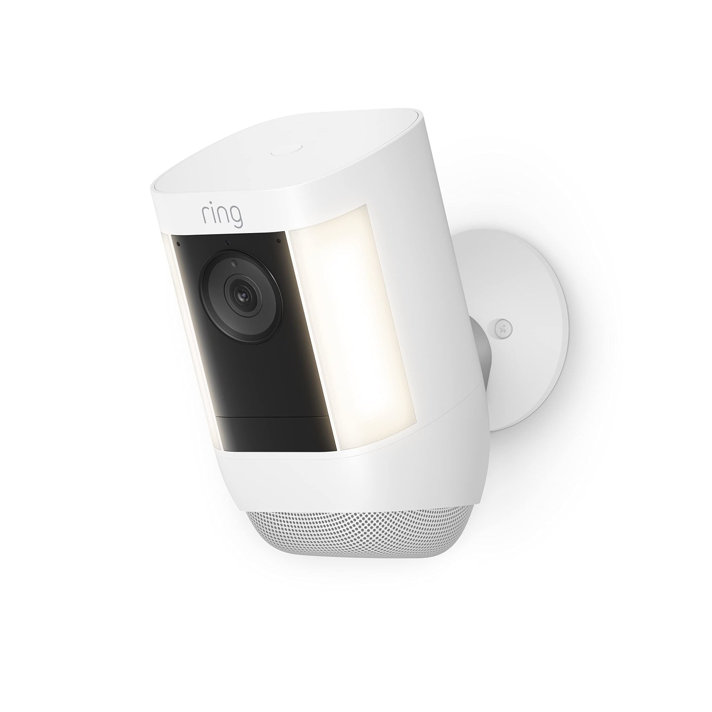 Ring Pro Cámara de seguridad exterior con luces y sirena inalábrica (Spotlight Cam Pro Battery)