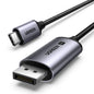 UGREEN Cable USB C a DisplayPort 1.4 8K60Hz 4K240Hz Thunderbolt Negro