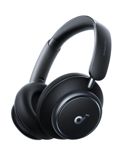 Soundcore Space Q45 Audifonos Inalambricos Diadema con ANC Adaptativa hasta 98%, hasta 50h Reproducción, Carga Rápida, Audio Hi-Res LDAC, App, Ajuste Cómodo, para Juegos, Gamer, Regalos para mamá