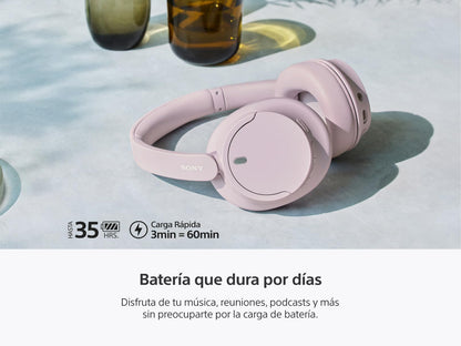 Sony Audífonos inalámbricos WH-CH720N con Noise Canceling, Rosa (Versión Nacional)