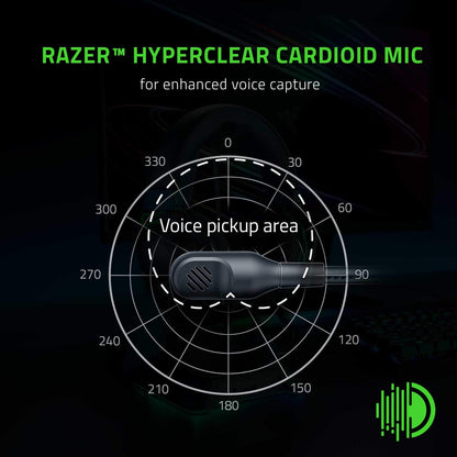 Razer BlackShark V2 X Auriculares para Juegos: Controladores De 50mm - Micrófono Cardioide - Espuma Viscoelástica - Auriculares Que Aíslan El Ruido - para PC, PS4, PS5, Switch - 3.5mm - Negro