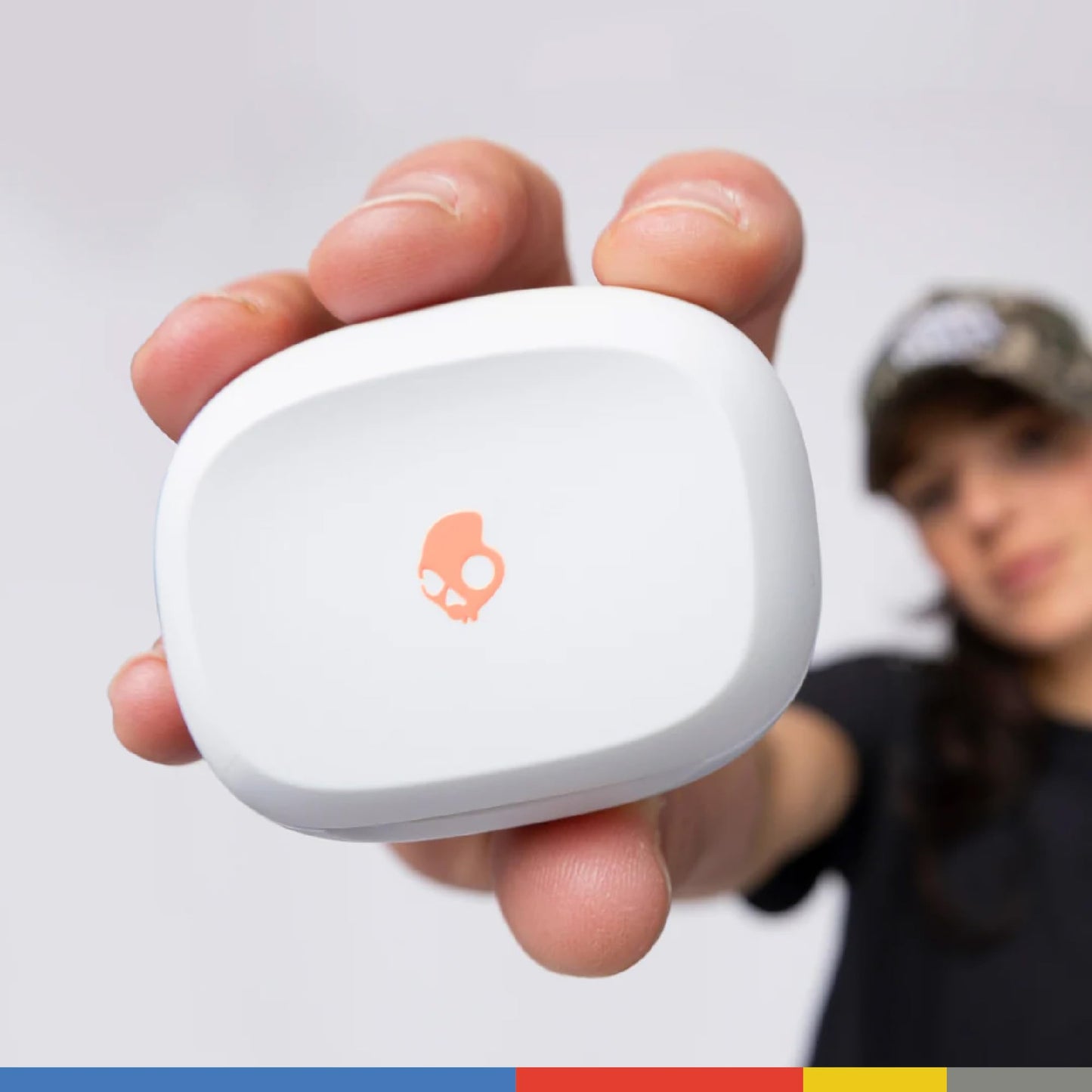 Skullcandy Auriculares In-Ear Smokin Buds Inalámbricos 20h Autonomía Blanco Naranja