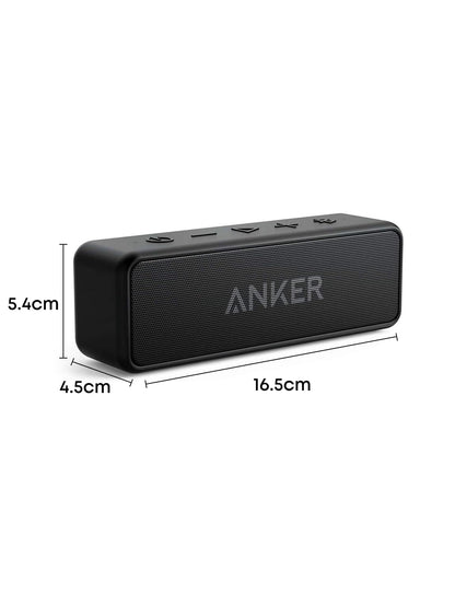 Soundcore Anker 2 Bocina Bluetooth Potente, hasta 24 Horas, protección contra el Agua IPX7, Graves enormes con Dos Controladores de Graves