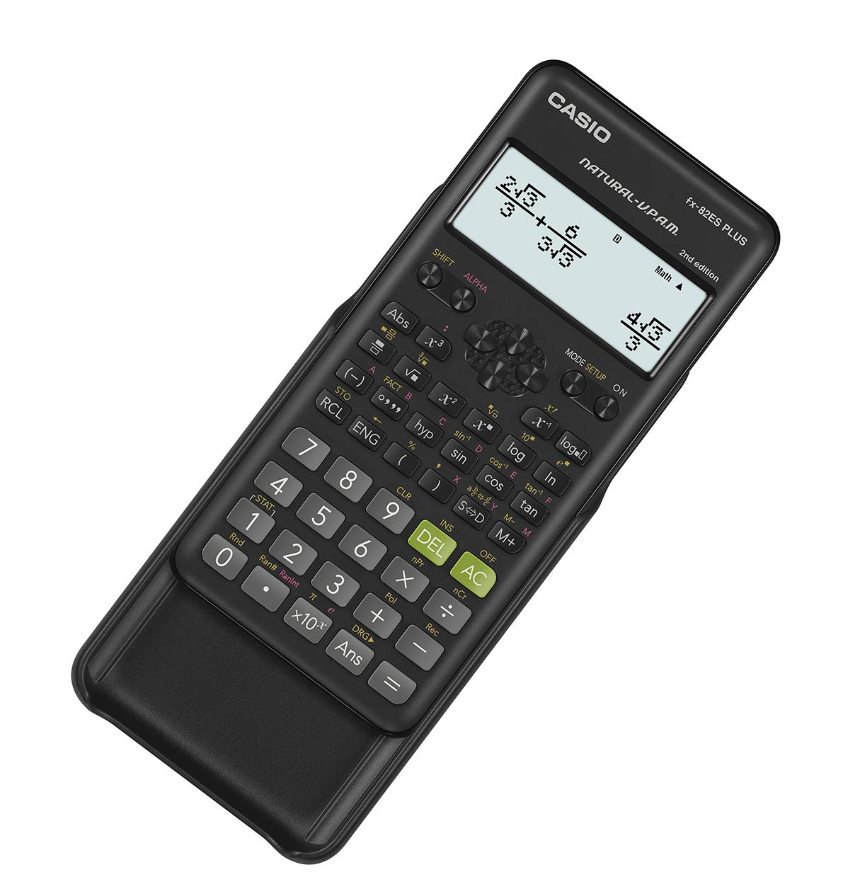 Casio FX-82ES Plus-2 Calculadora científica, 252 Funciones, 11 x 77 x 162 mm, Negro