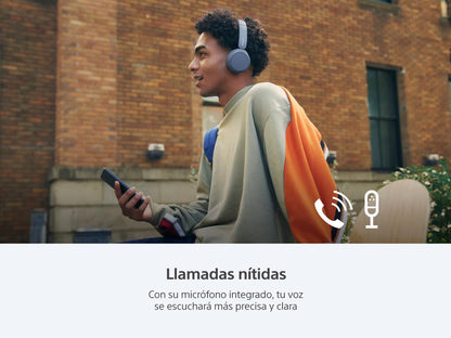 Sony Audífonos Inalámbricos On Ear Wh-Ch520 Hasta 50 Horas de Batería Negro