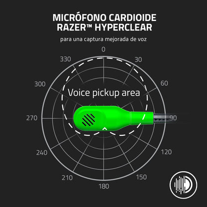 Razer BlackShark V2 X Gaming Headset: 7.1 Surround Sound - 50mm Drivers - Memory Foam Ear Cushions - For PC, PS5, PS4, Switch, Xbox One, Xbox Series X|S, Mobile - 3.5mm Audio Jack - Green