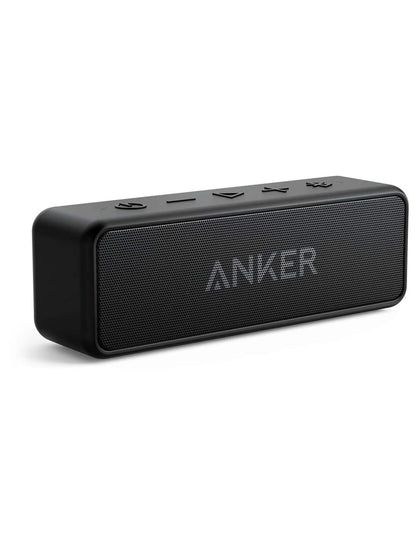 Soundcore Anker 2 Bocina Bluetooth Potente, hasta 24 Horas, protección contra el Agua IPX7, Graves enormes con Dos Controladores de Graves