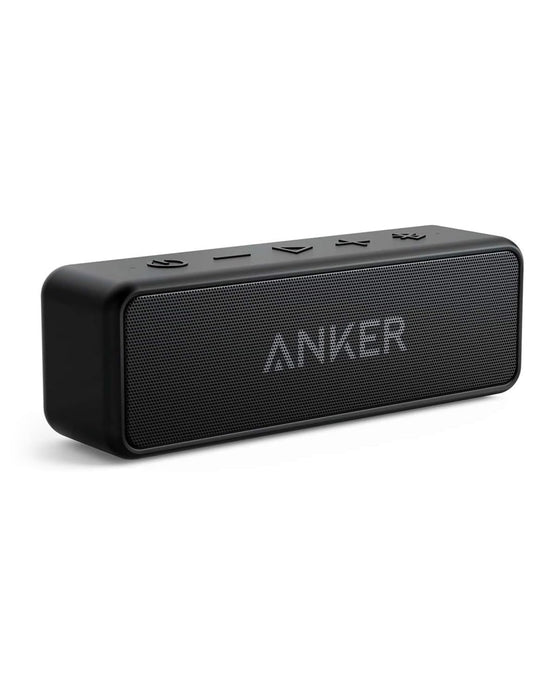 Soundcore Anker 2 Bocina Bluetooth Potente, hasta 24 Horas, protección contra el Agua IPX7, Graves enormes con Dos Controladores de Graves