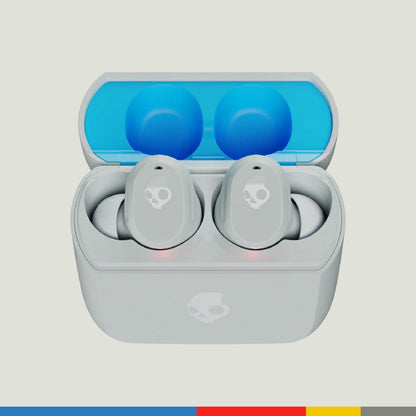 Skullcandy Auriculares In-Ear Mod Inalámbricos 34h Autonomía Gris