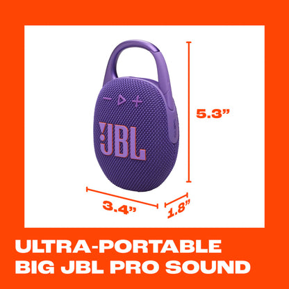 JBL Clip 5 Altavoz Bluetooth Portátil Impermeable Negro