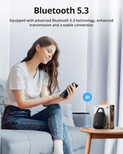Tronsmart Bocina Bluetooth MIRTUNE H1 Altavoz Portátil IPX7 Negro