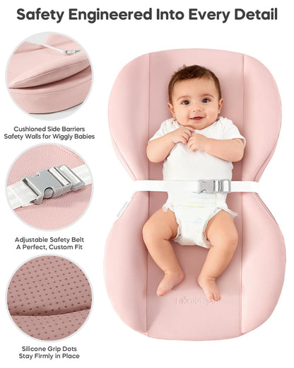 Mamatepe Cambiador Plegable PU Impermeable Y Lavable Rosado