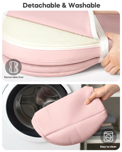 Mamatepe Cambiador Plegable PU Impermeable Y Lavable Rosado