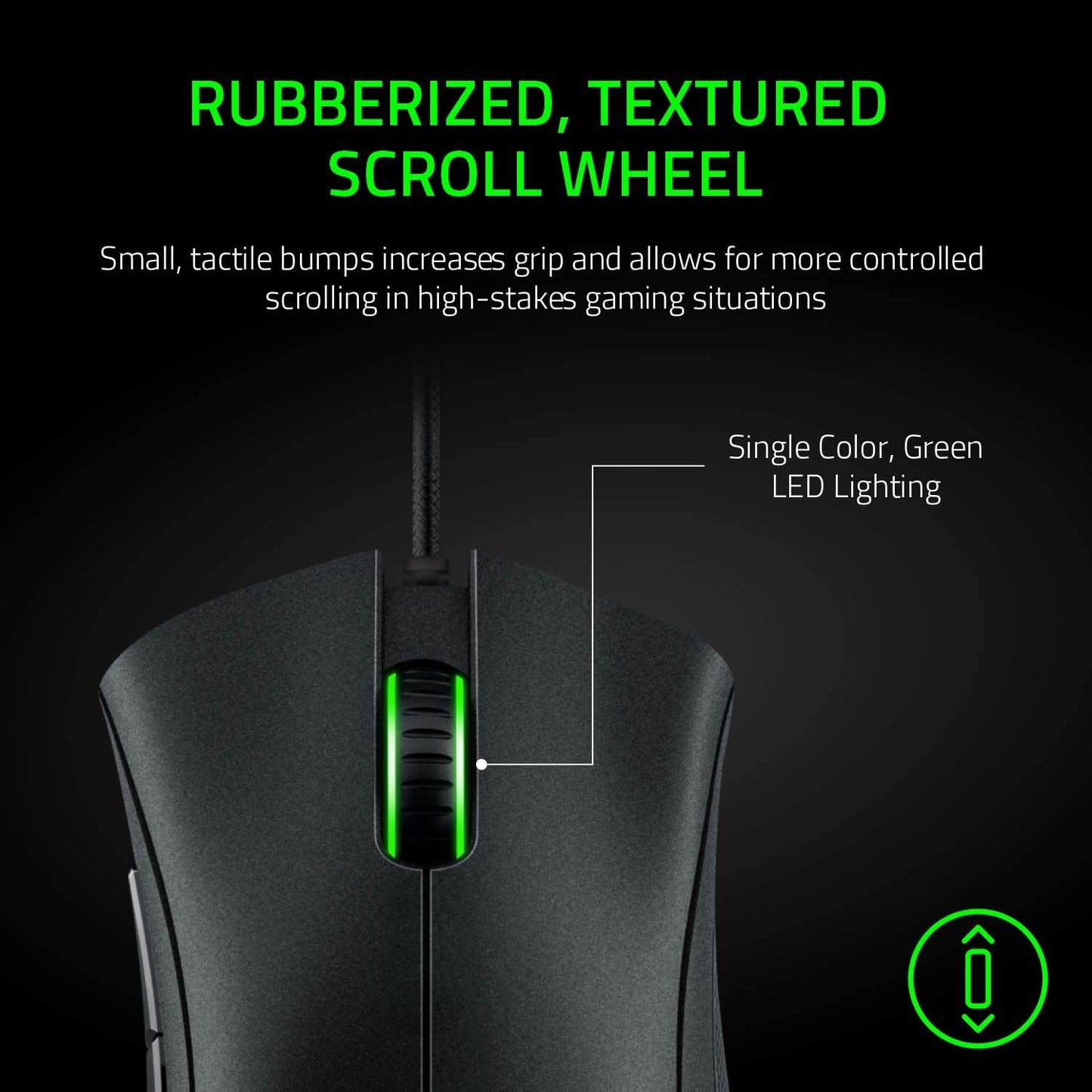 Razer DeathAdder Essential - Mouse para Gaming con Sensor óptico de 6400 dpi, 5 Botones programables, interruptores mecánicos, empuñaduras Laterales de Goma, Color Negro