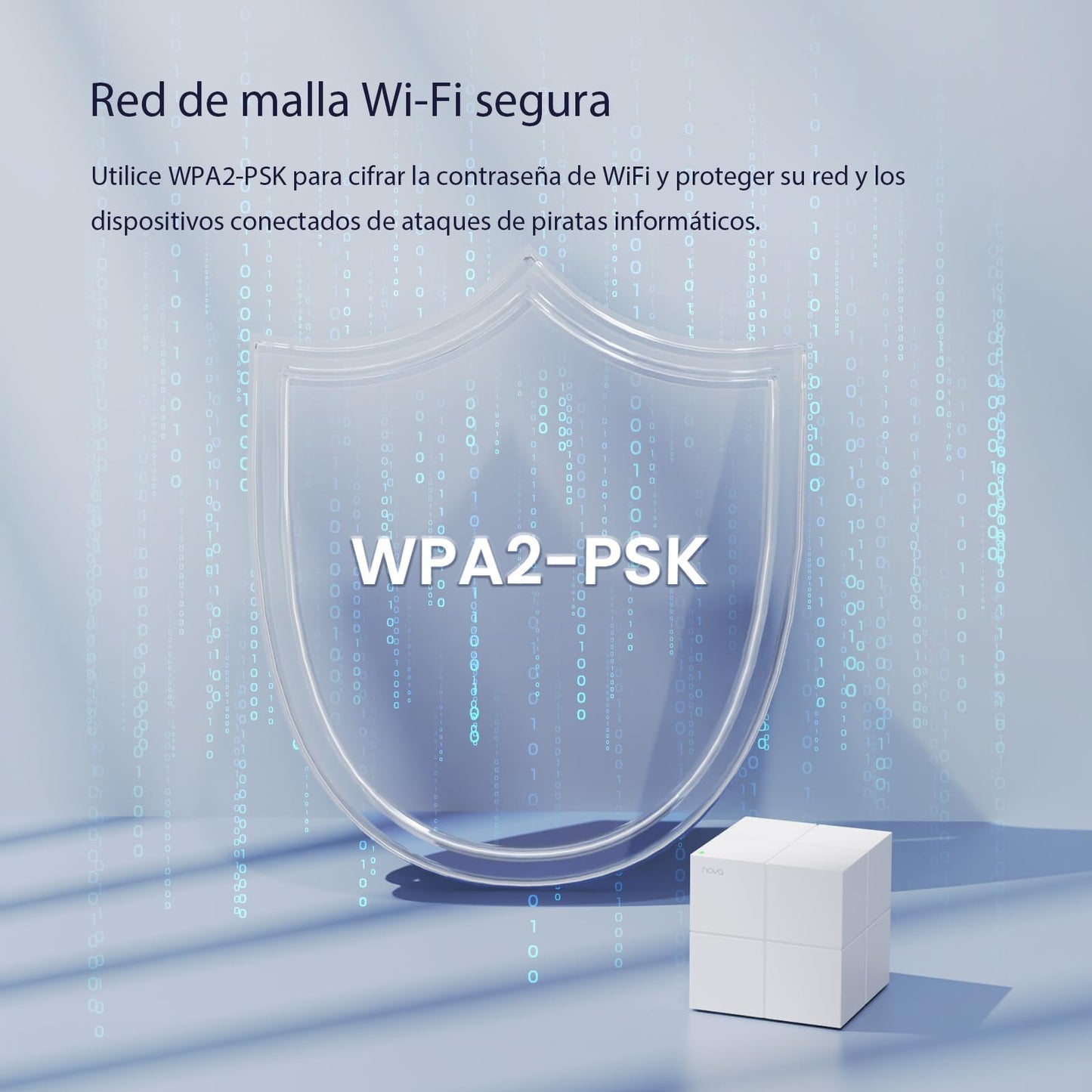 Tenda Nova WiFi Mesh System MW6 - Router WiFi de Malla AC1200, hasta 867 Mbps en 5 GHz, Red de Malla de Doble Banda Gigabit para 90 Dispositivos, Funciona con Alexa, 3-Pack