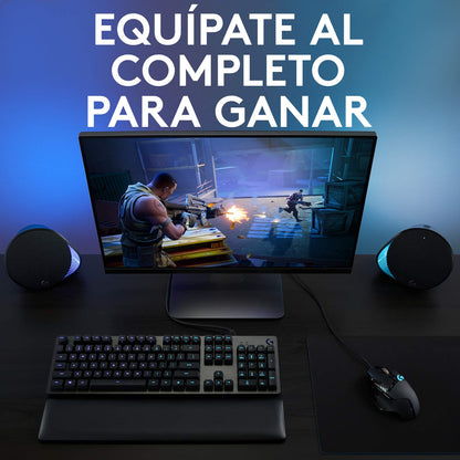 Logitech G502 Hero Mouse Gaming con Cable, Sensor Hero 25K, LIGHTSYNC RGB, Peso Ajustable, 11 Botones programables, Memoria integrada - Negro