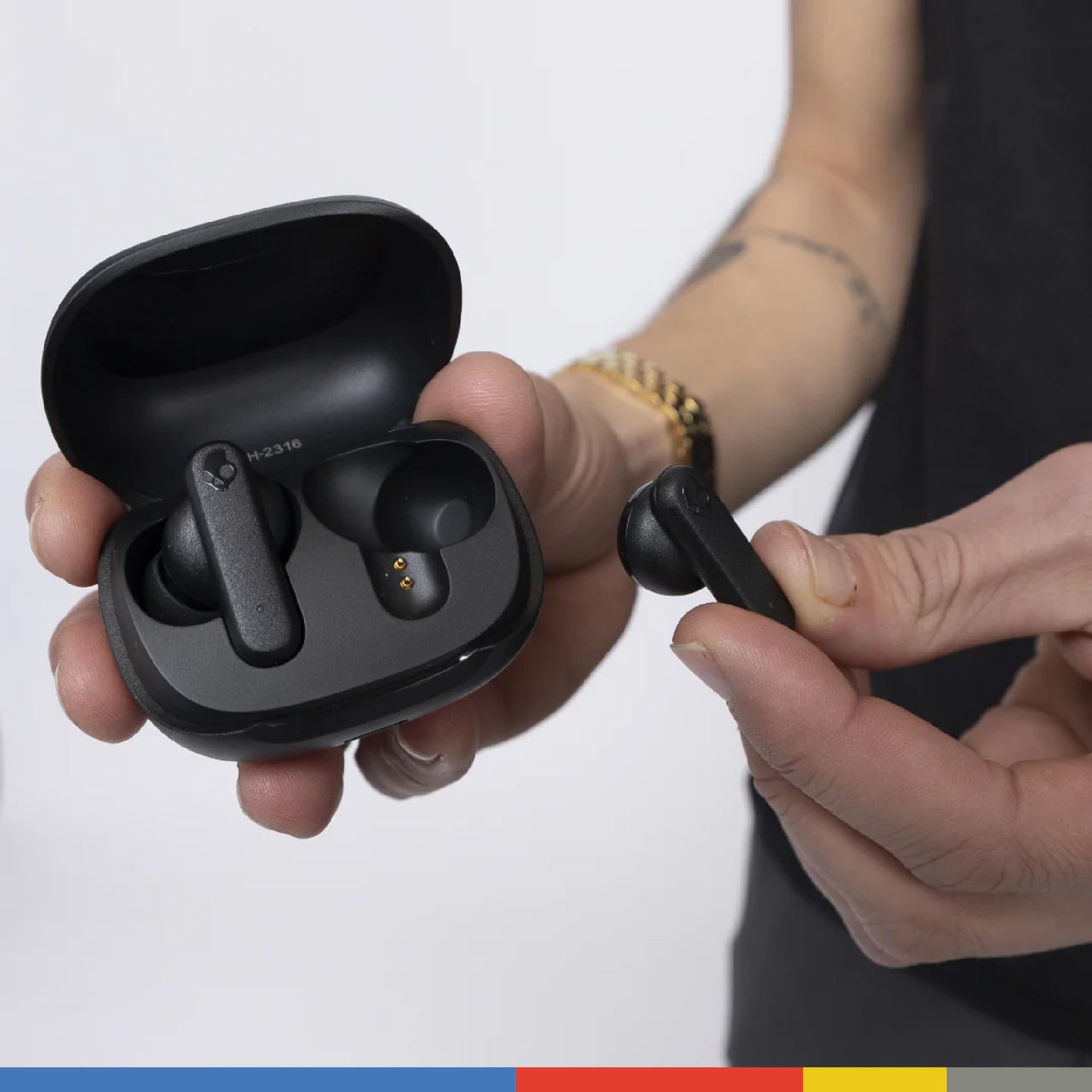 Skullcandy Auriculares In-Ear Smokin Buds Inalámbricos 20h Negro