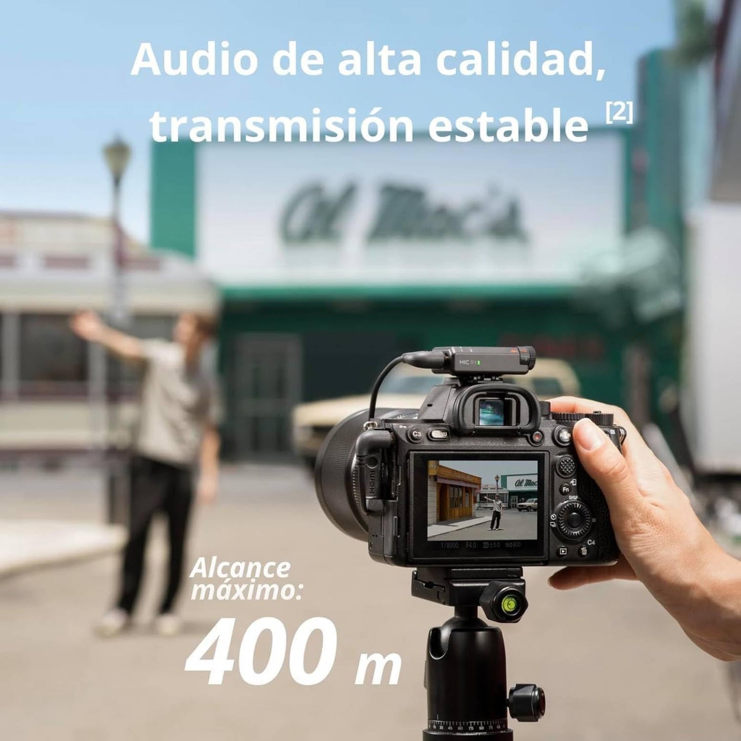 dji Mic Mini (2 TX + 1 RX), Audio Rico en Detalles, micrófono lavalier inalámbrico para cámara/Android, vlog para 2 Personas, producción en Equipo