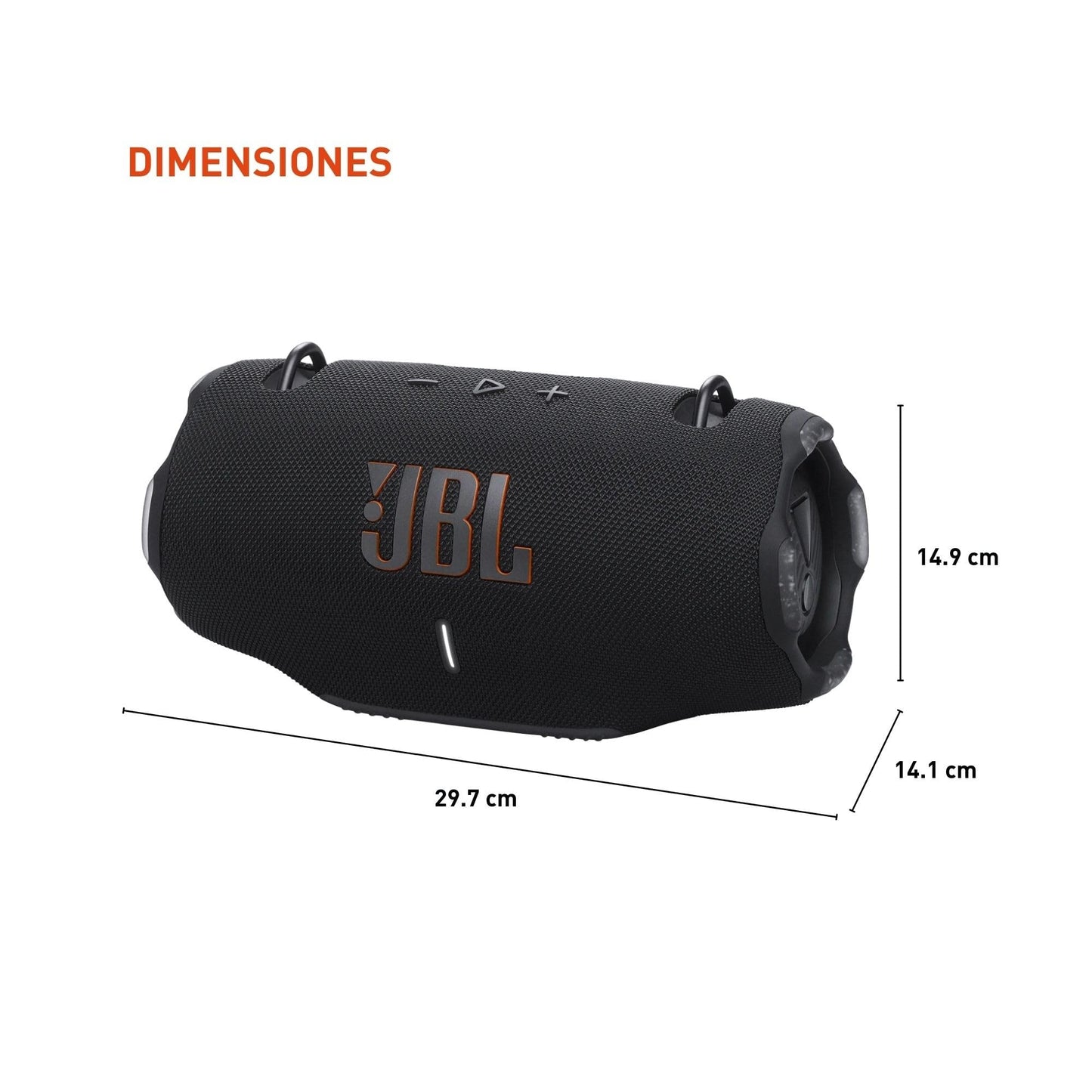 JBL Bocina Portátil Xtreme 4 Resistente al Agua 24 Horas Negro