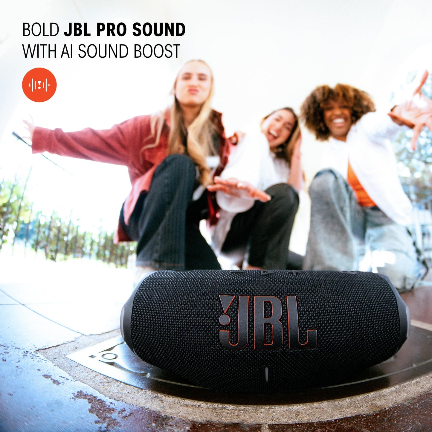 JBL Charge 6 Bocina Bluetooth Resistente al Agua Negro
