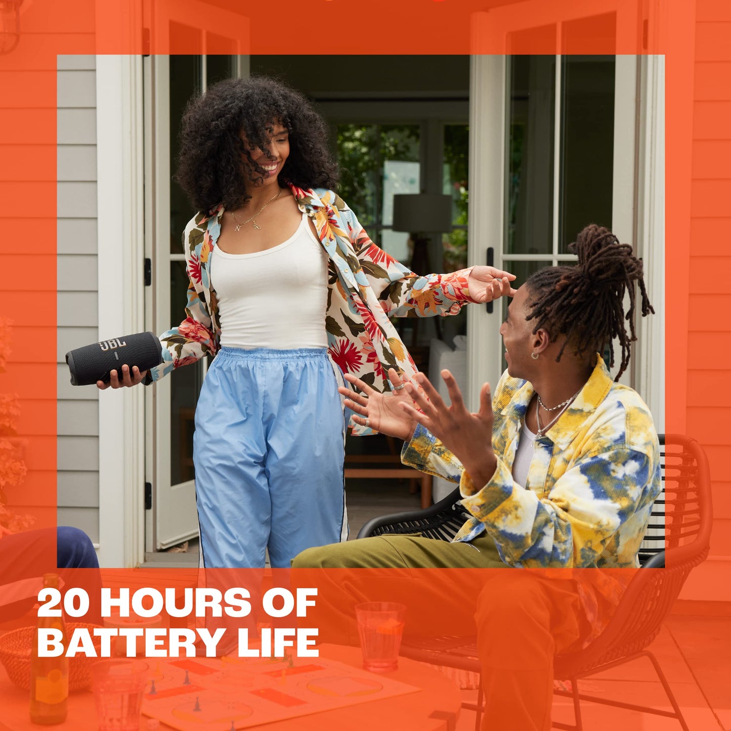 JBL Charge 5 – Impermeable IP67 Con Hasta 20 Horas De Batería