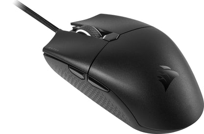Corsair KATAR PRO XT Ratón de Juego FPS Ultraligero con Cable - 18,000 DPI - Forma Simétrica Compacta - Botones Quickstrike - Compatible con iCUE - PC, Mac, PS5, PS4, Xbox - Negro