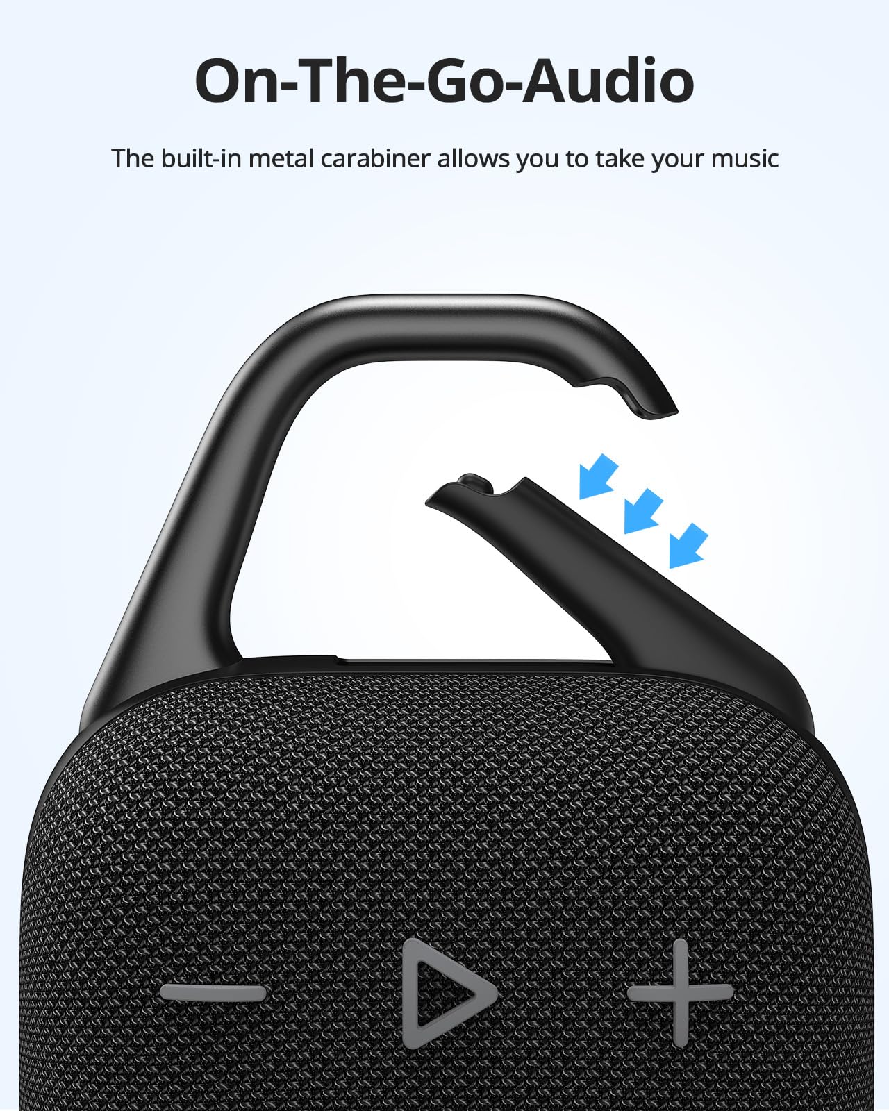 Tronsmart Bocina Bluetooth MIRTUNE H1 Altavoz Portátil IPX7 Negro