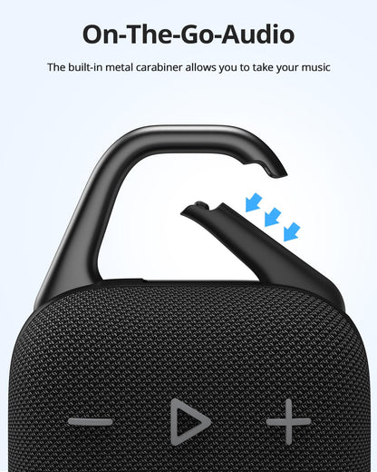 Tronsmart Bocina Bluetooth MIRTUNE H1 Altavoz Portátil IPX7 Negro
