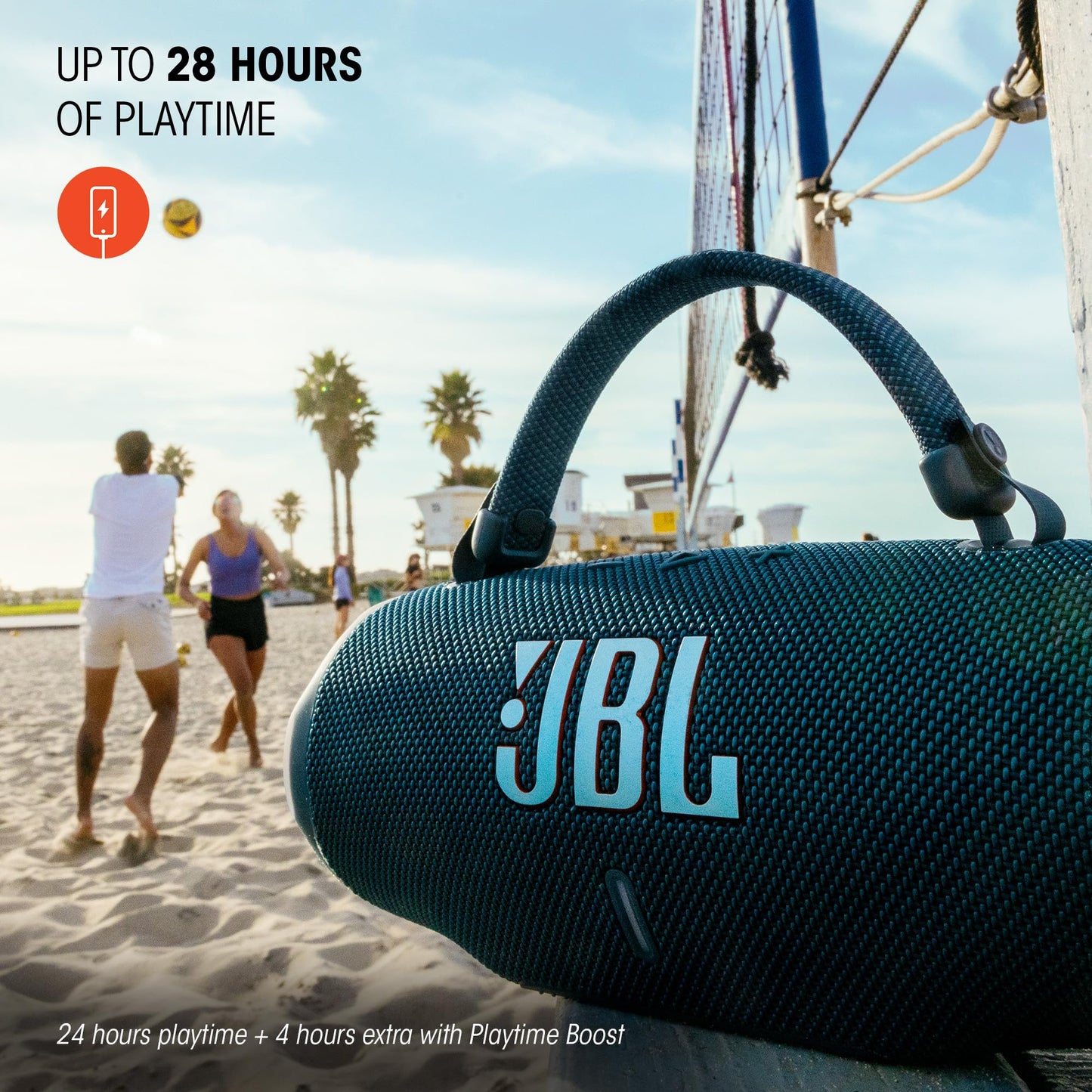 JBL Bocina Portátil Charge 6 Bluetooth IP67 Carga USB Rojo