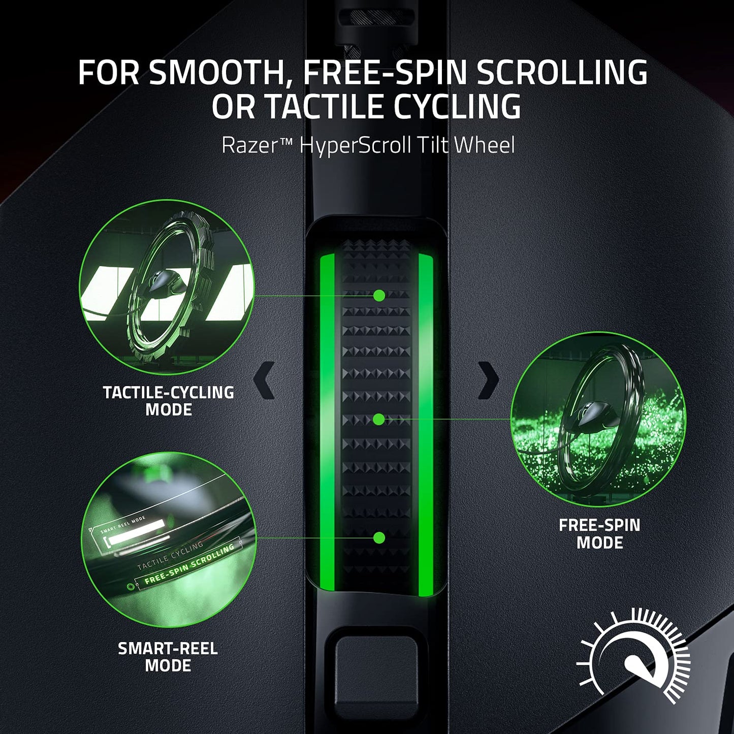 Razer Basilisk V3 Mouse Gaming Ergonómico Personalizable: El interruptor de ratón más rápido para juegos - Iluminación RGB Chroma - Sensor Óptico de 26K DPI - 11 Botones Programables - Negro