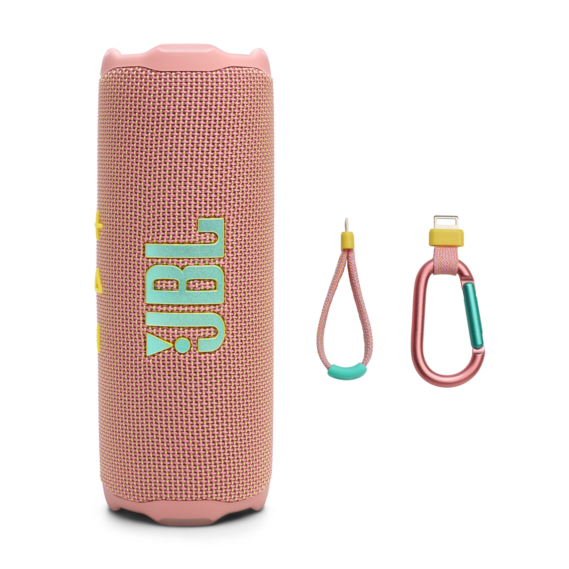 JBL Flip 7 Bocina Portátil Bluetooth, Batería Integrada, Resistente al Agua - Rosa, ideal para disfrutar música en cualquier lugar.