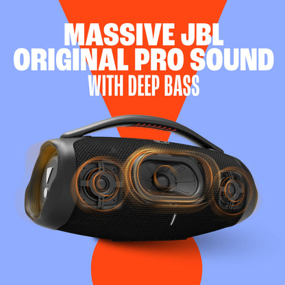 Bocina Portátil JBL Boombox 3 con 24 Horas de Reproducción
